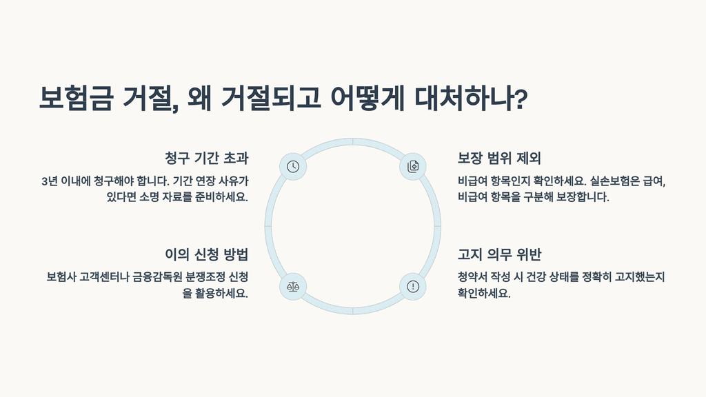 보험금 거절, 왜 거절되고 어떻게 대처하나?
