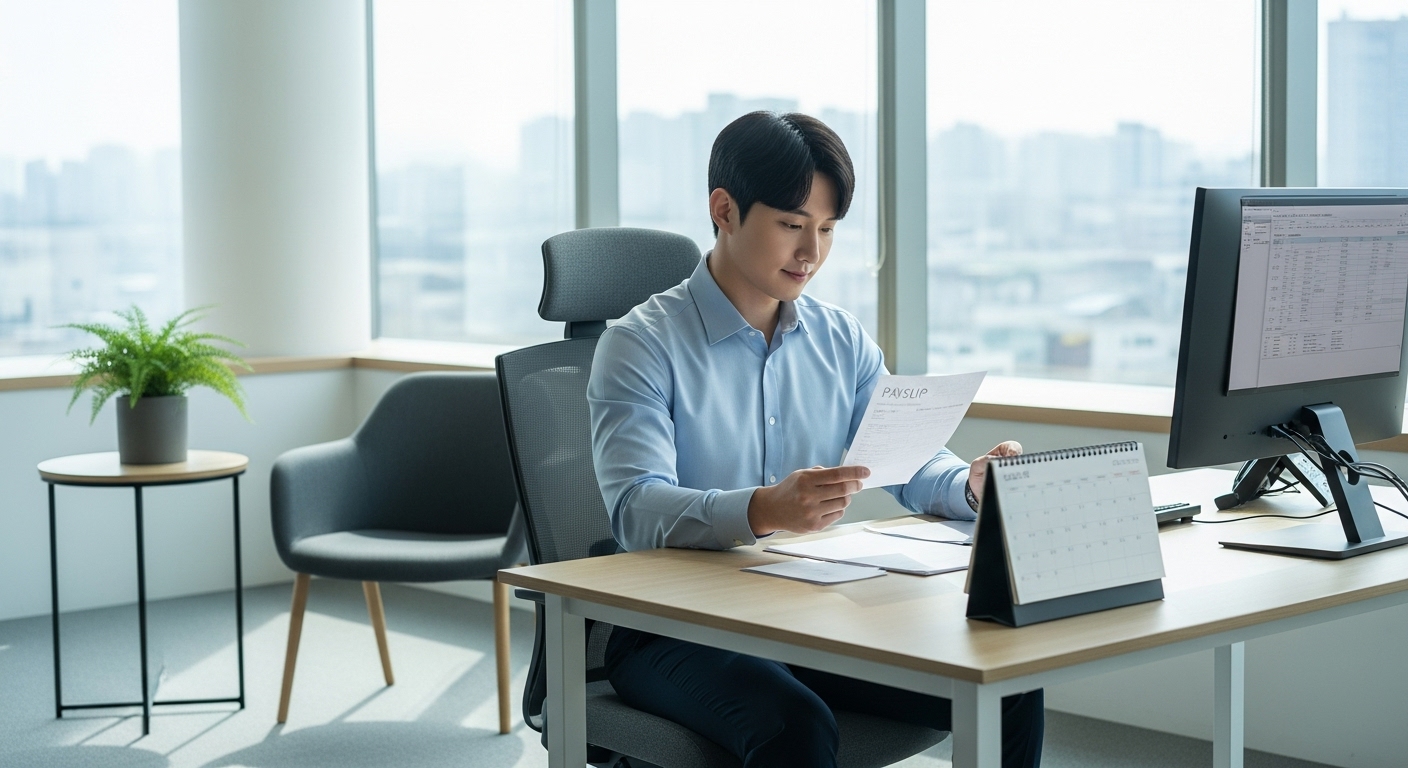 퇴사 시점별 유급휴일 계산 예시