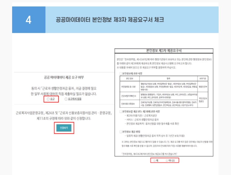 생활안정자금 융자신청 신청자격,융자한도