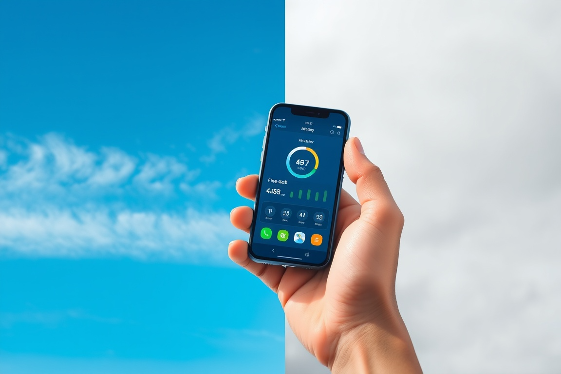 미세먼지 농도 확인