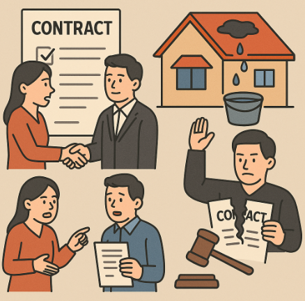 잔금지급 전 누수 발생 시 계약 해제