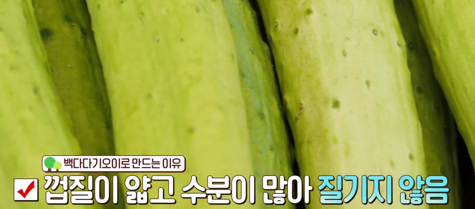 오이지 담그는 방법