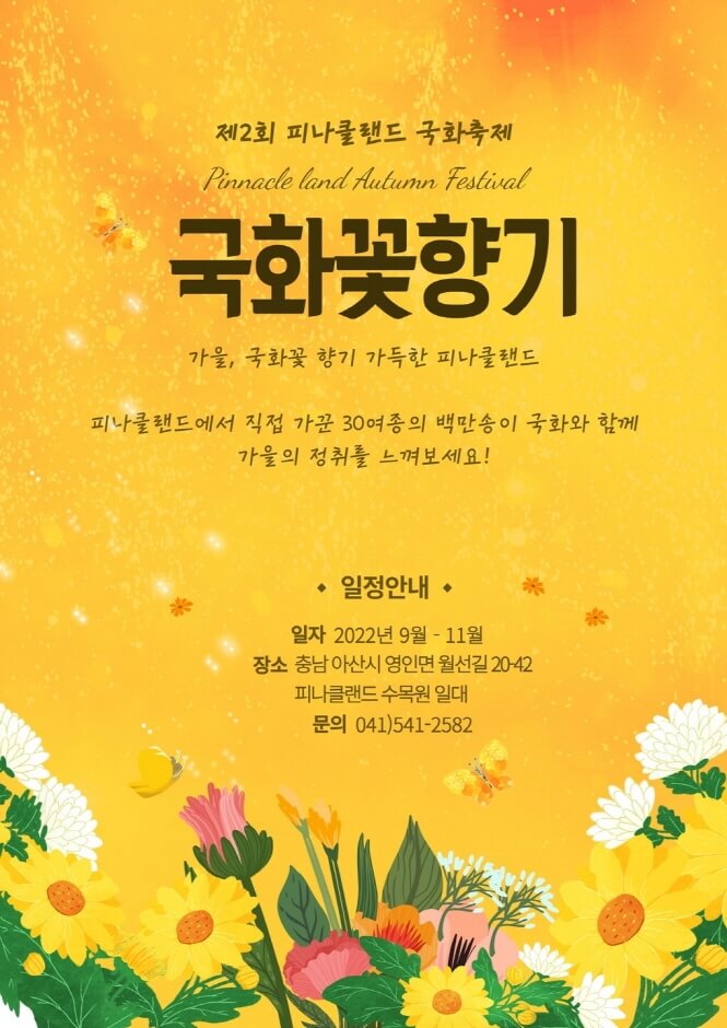 피나클랜드 국화축제: 국화꽃향기