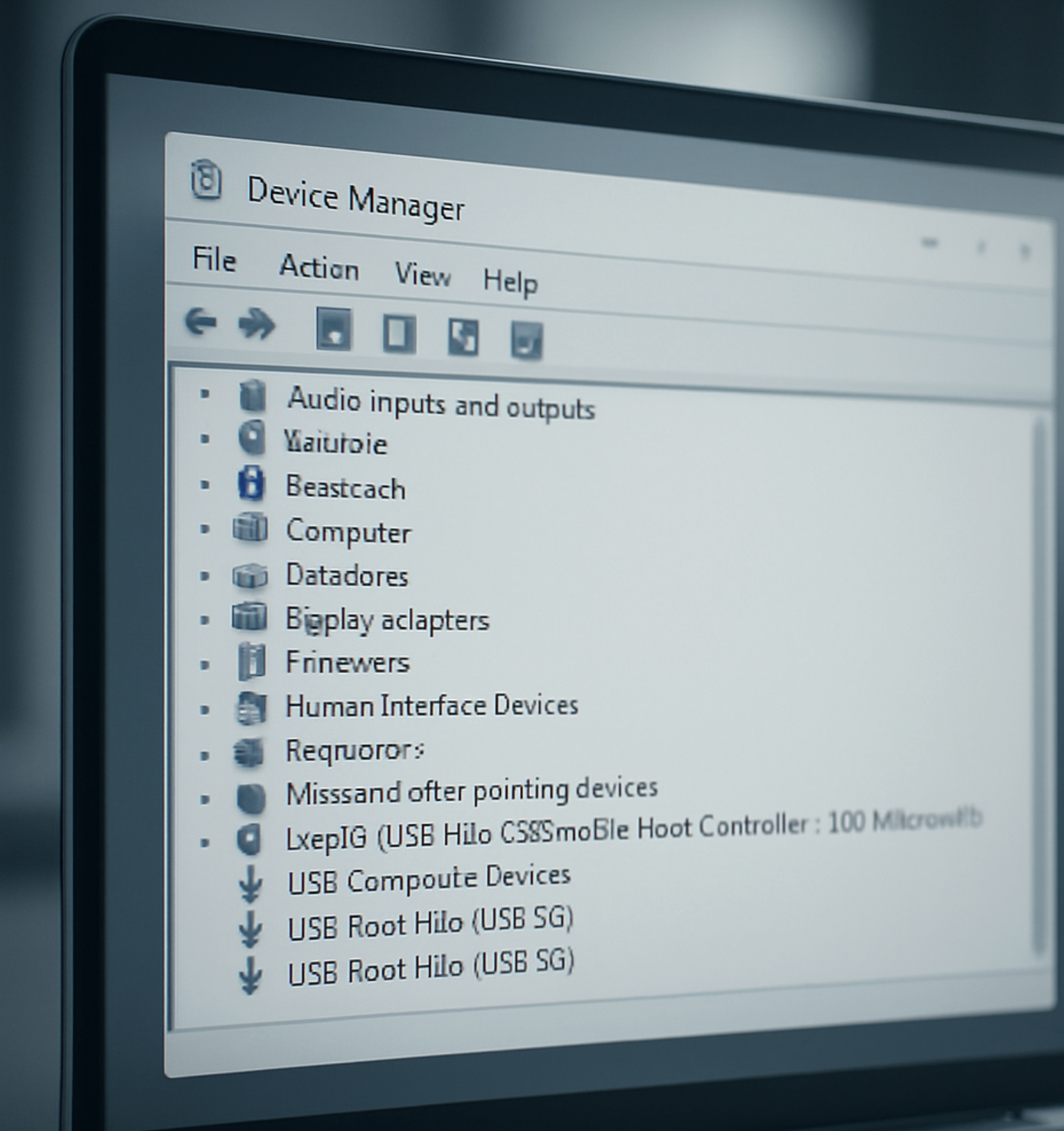 컴퓨터의 깜빡증, 드라이버 재설치