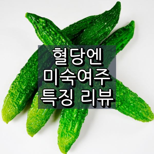혈당엔 미숙여주 대표 이미지