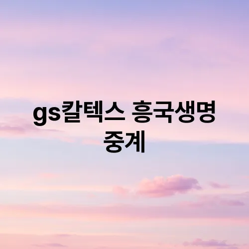 gs칼텍스 흥국생명 중계