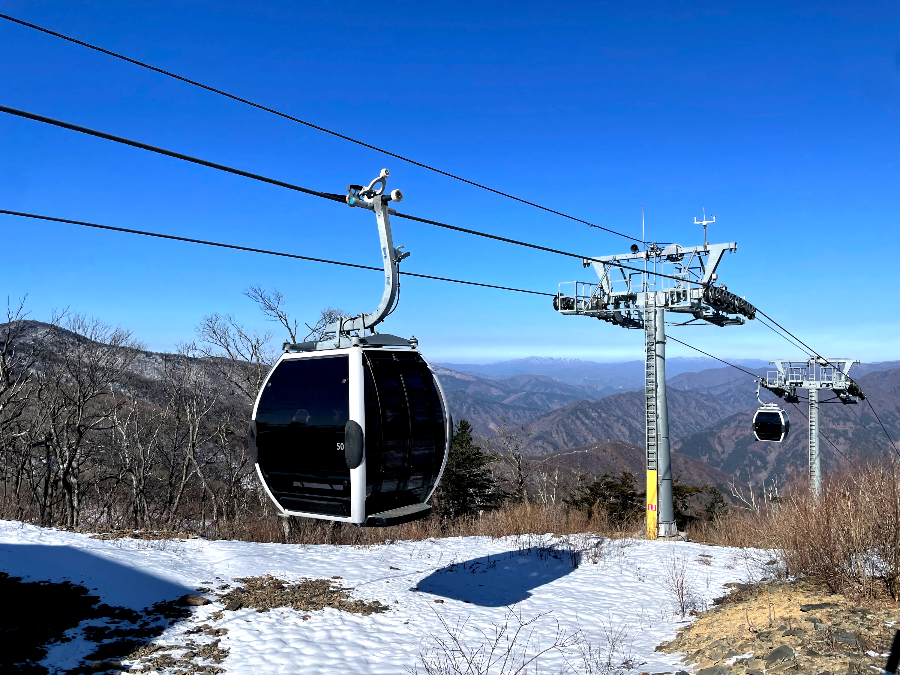 가리왕산 케이블카 체험여행안내 : 가리왕산역 전망대 구경 및 하산