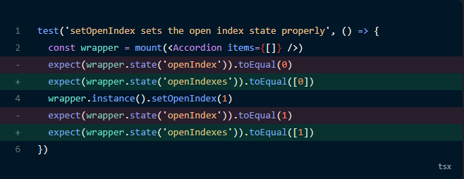 아코디언 클래스 테스트 수정