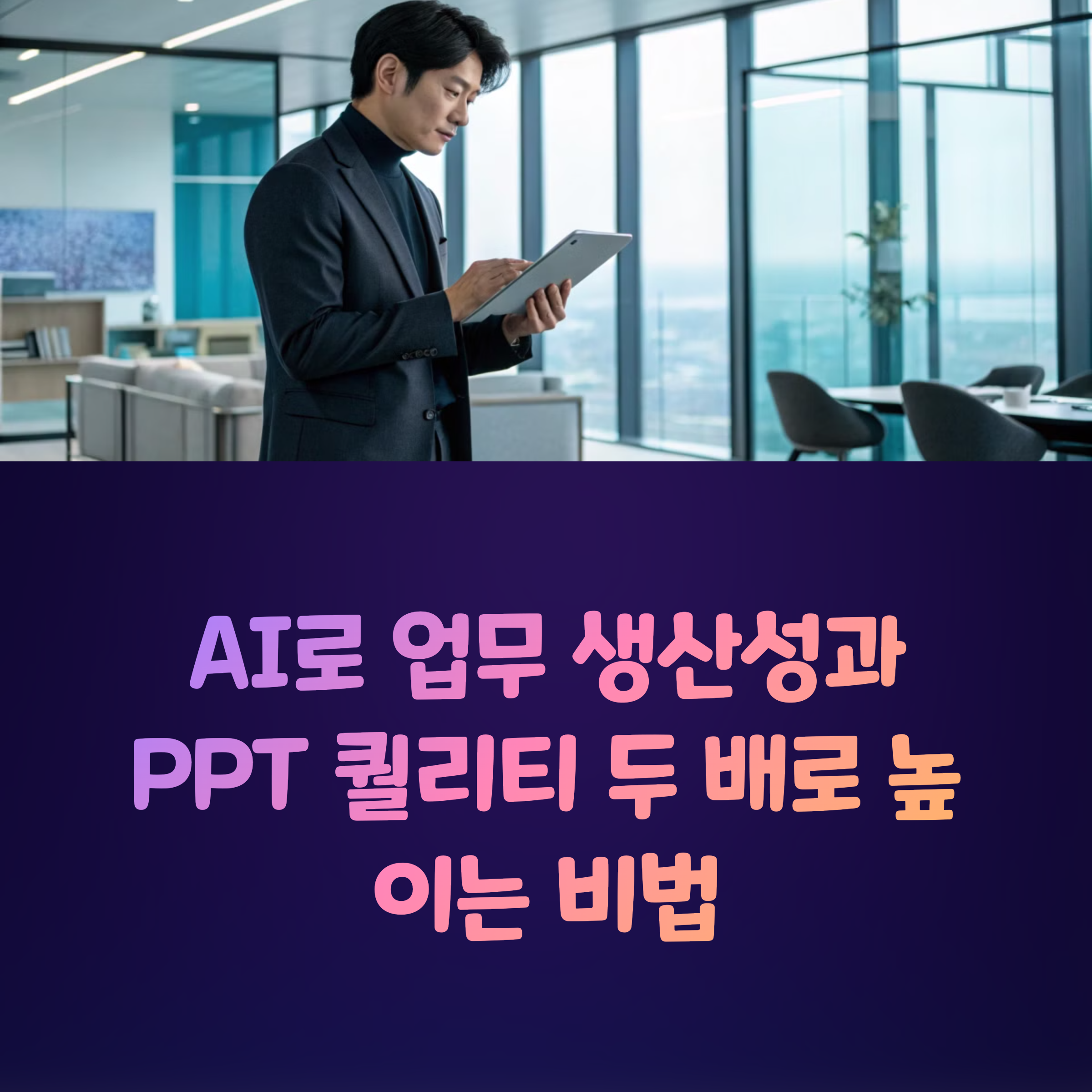 인공지능 책 추천 업무 생산성과 PPT 퀄리티 동시에 올리는 법 썸네일 이미지
