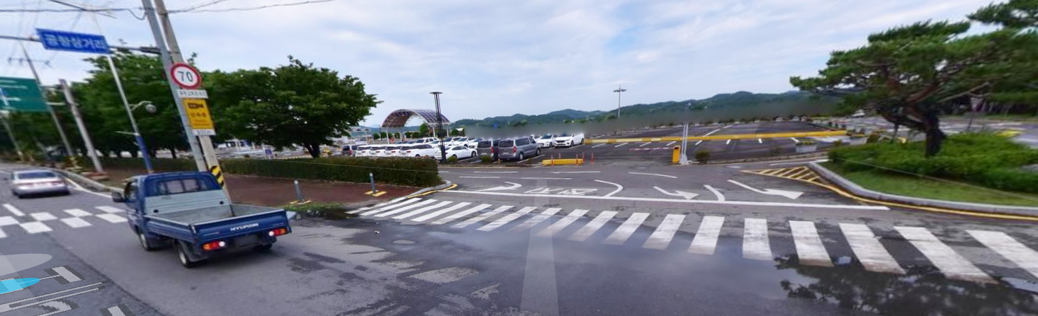 사천공항 주차장1