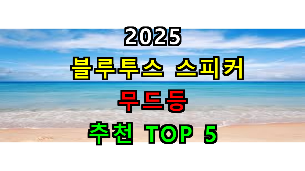 2025 블루투스 스피커 무드등 추천 TOP 5