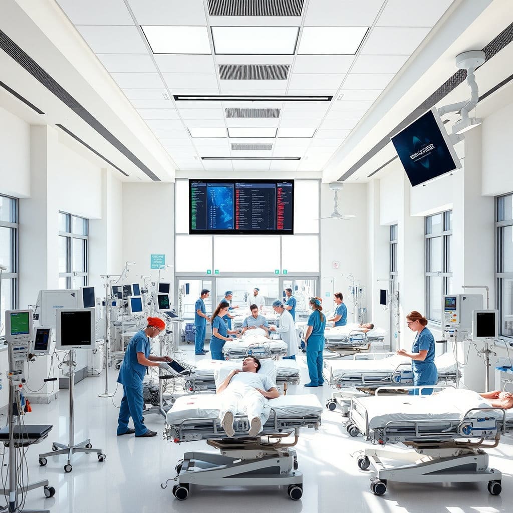 교수님의 주요 활동 무대였던 외상센터의 물리적인 공간을 보여줌으로써, 그곳에서 이루어진 수많은 생명 구호 활동을 상기시킵니다.