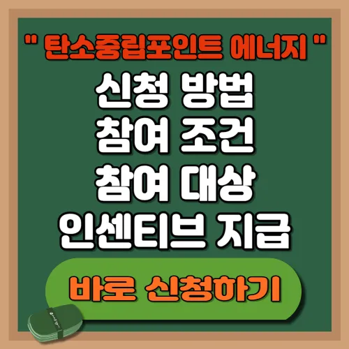 탄소중립포인트 에너지