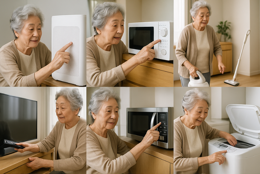 노년층 생활 필수아이템 사진