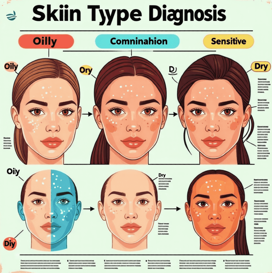 피부 타입의 종류 – 내 피부는 어떤 타입일까?