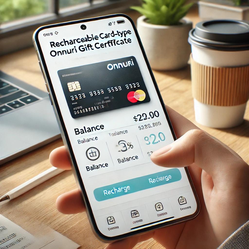 충전식 카드형 온누리 상품권 앱