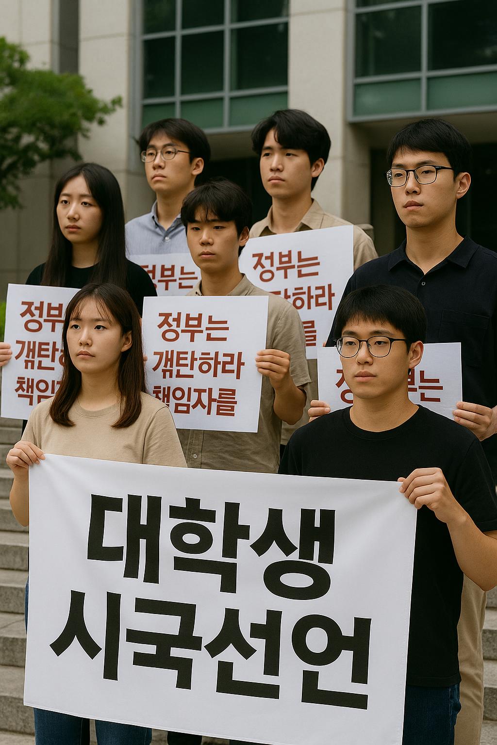 대학생 시국선언 대학교
