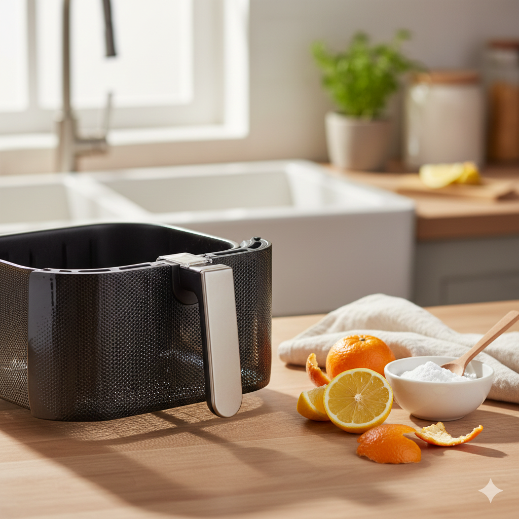 에어ㅡ라이어 세척법 베이킹소다 귤껍질 기름 때 제거