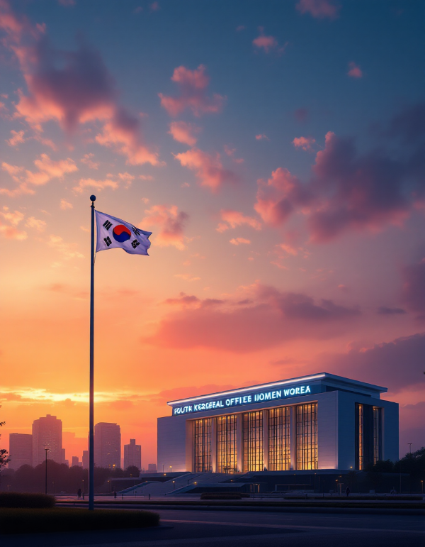 대한민국-국기와-국회