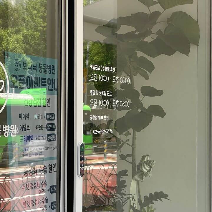 양천향교역-동물병원-보타닉동물병원-진료시간-안내