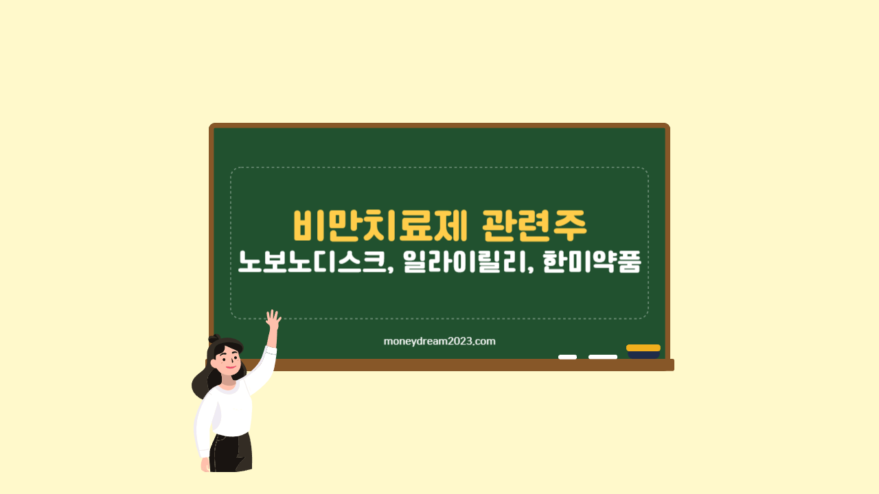 비만치료제 관련주 노보노디스크, 일라이릴리, 한미약품
