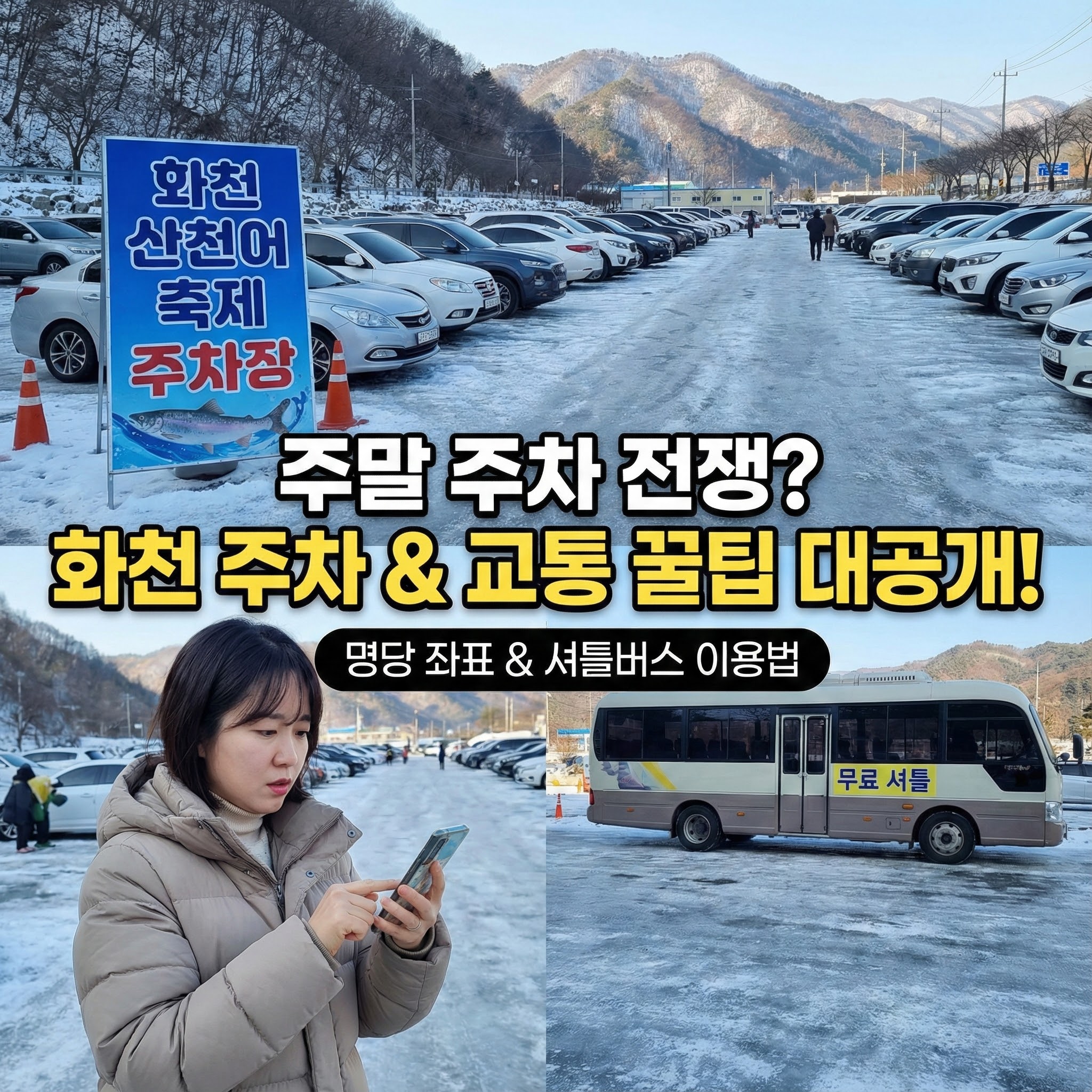 화천 산천어 축제 주차 및 교통 상황