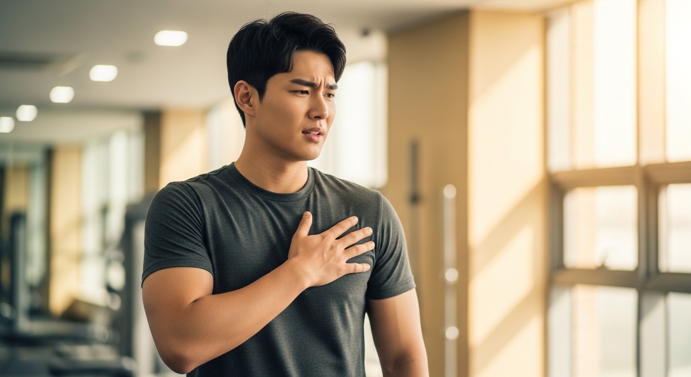 가슴이 콕콕찌르는 증상