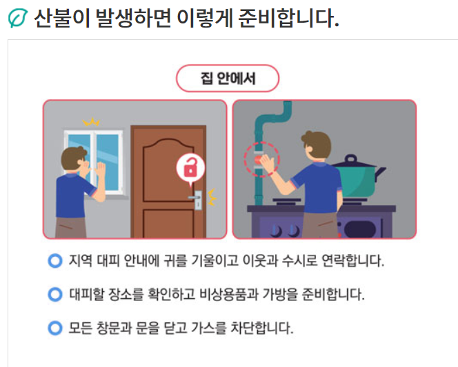대구 산불 상황 실시간 CCTV