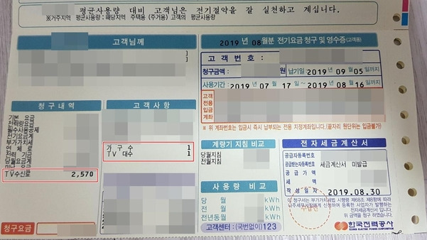 고지서
