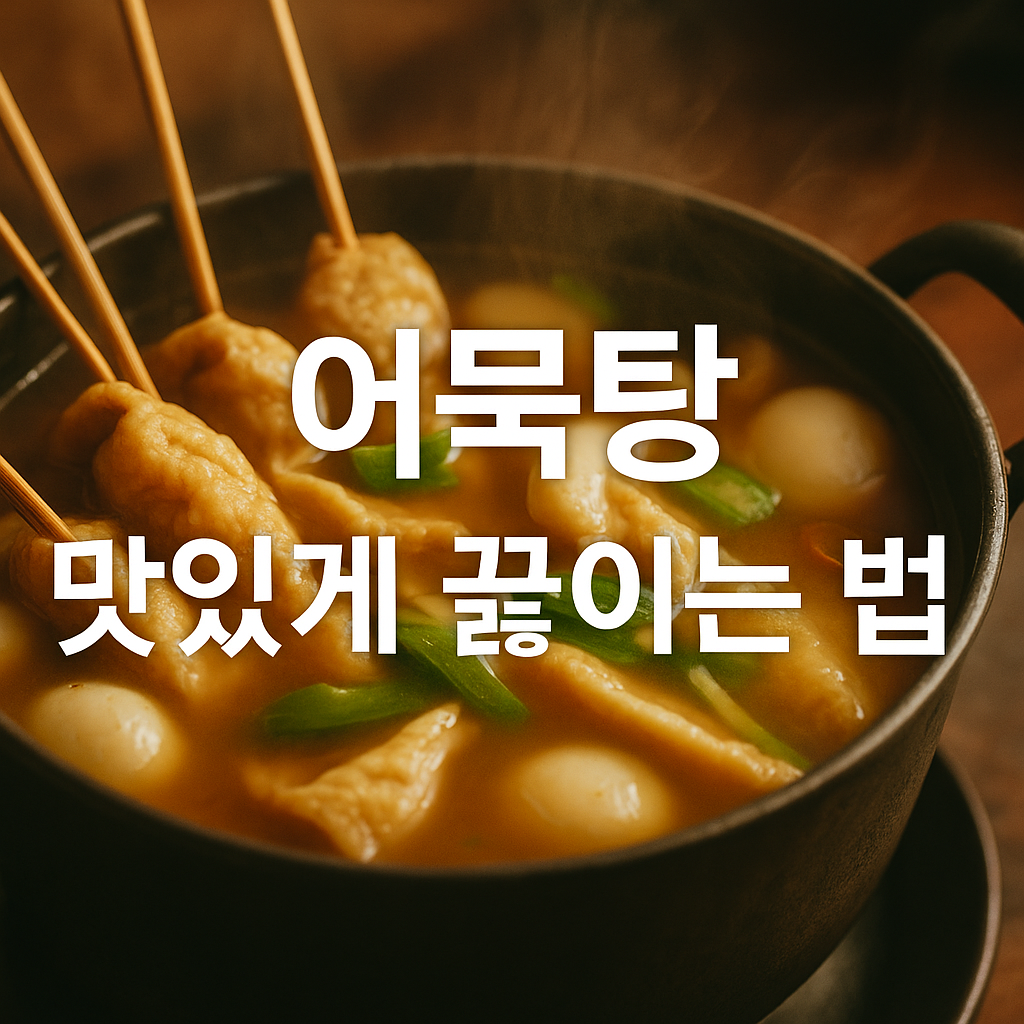 어묵탕 맛있게 끓이는 법