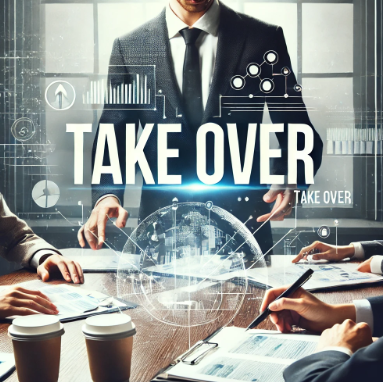 다른 사람의 업무를 맡게 된 남자 / take over