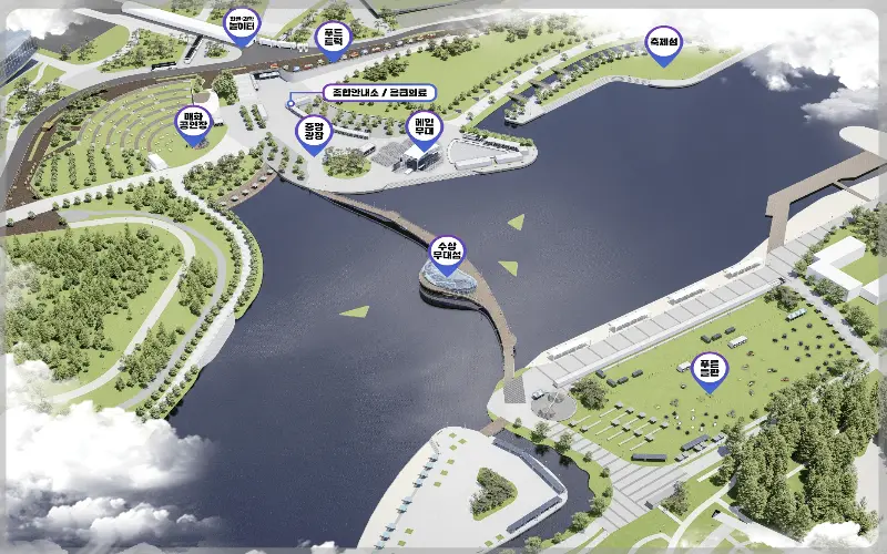 세종 축제 행사장 안내도