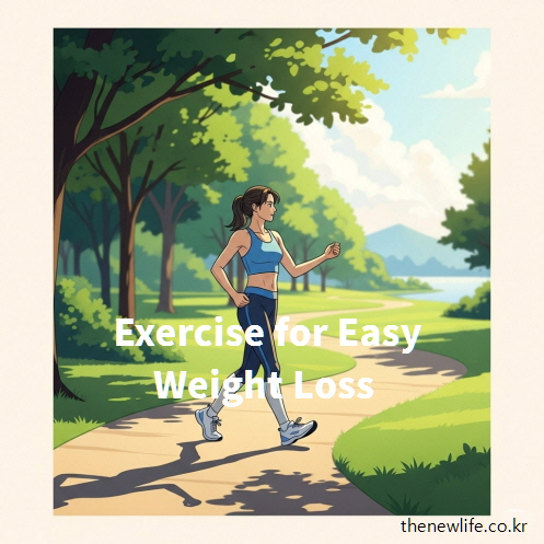 Walking exercise in nature to accelerate an easy way to lose weight and improve overall health