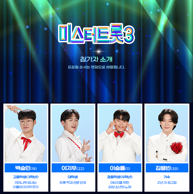 미스터트롯3 참가자