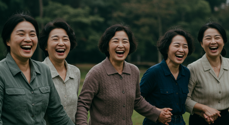 행복하고 활기찬 5060 여성 건강2