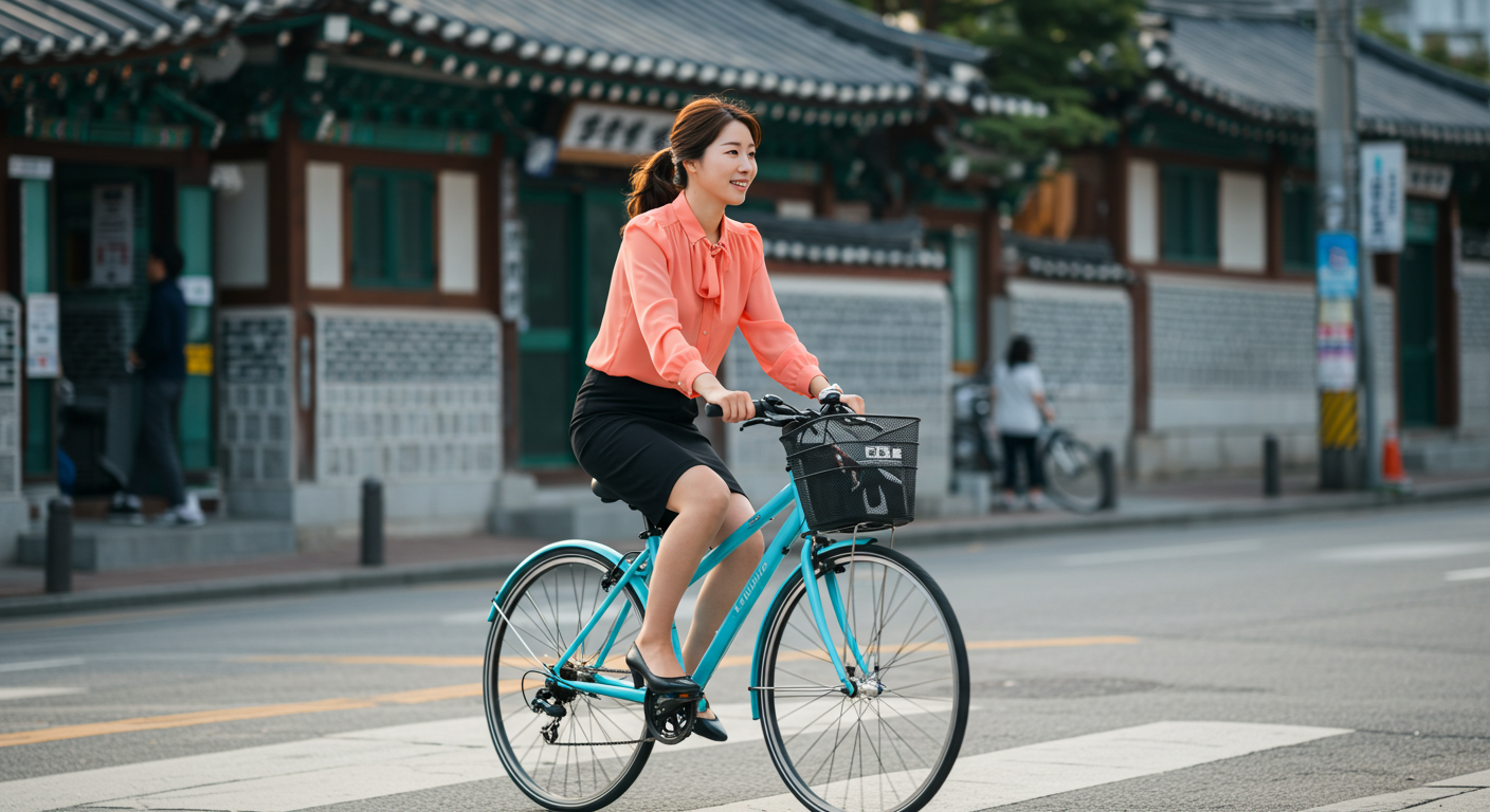여성 직장인 자전거 고르는 법 (체형맞춤, 안전성, 스타일)