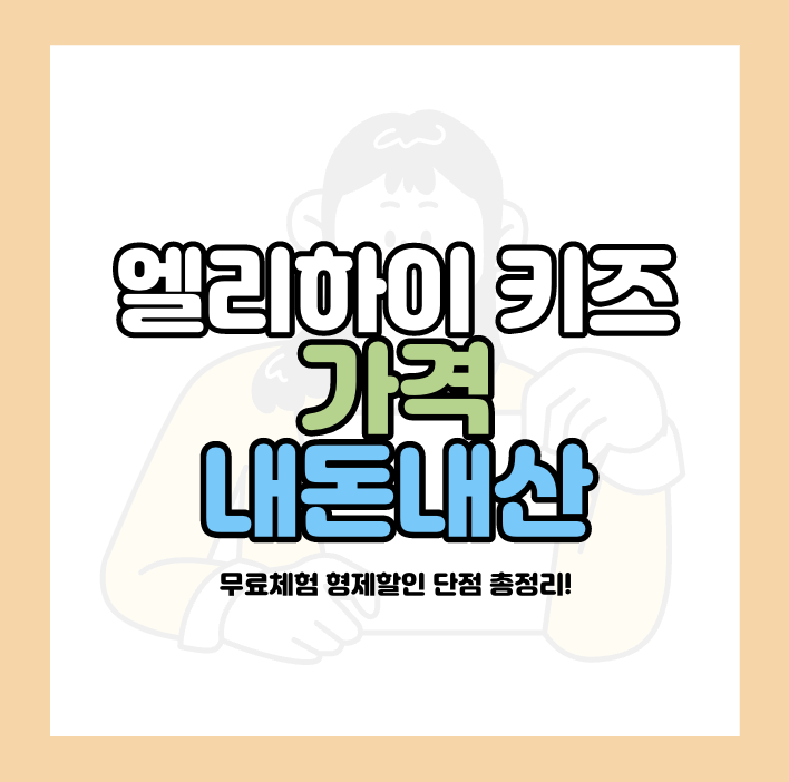 엘리하이 키즈 가격