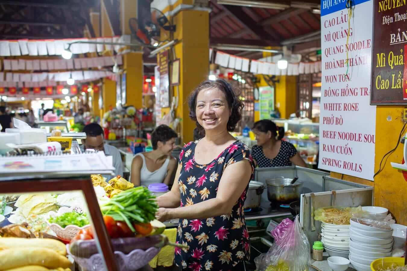 호이안 야시장 길거리 음식