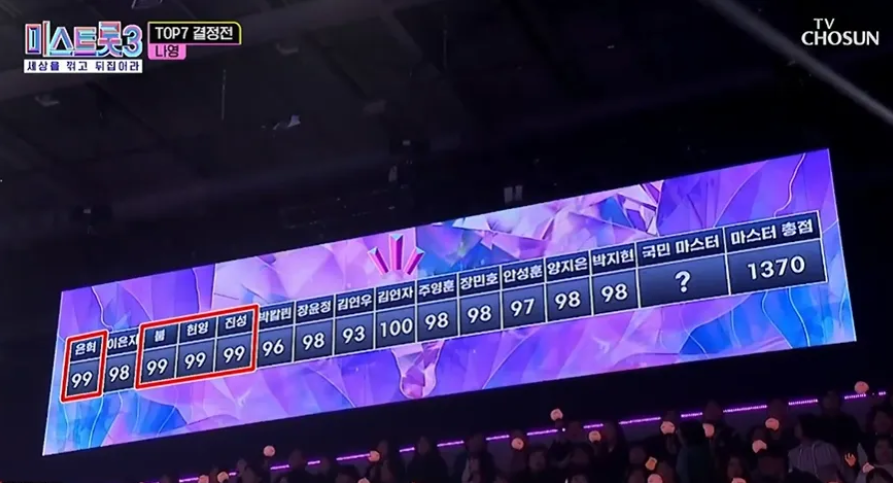 미스트롯 3 준 결승전 점수 순위 결승 진출자 탑 7 명단 무료 다시 보기