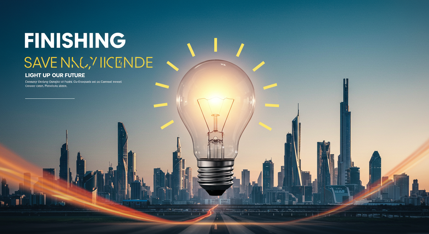 마무리 &ndash; 에너지를 아끼고&amp;#44; 우리의 미래를 밝히세요