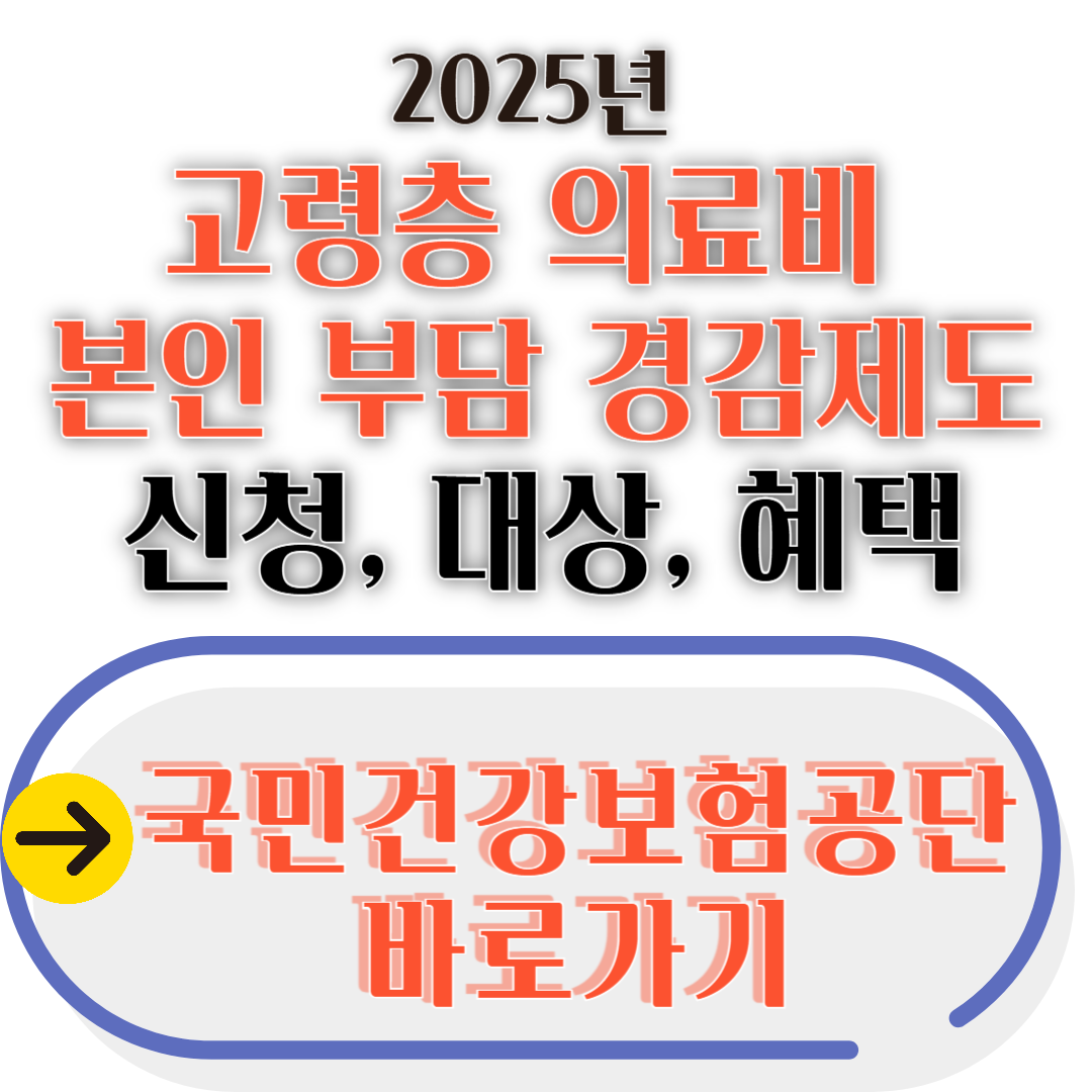 2025년&nbsp;
고령층 의료비&nbsp;
본인 부담 경감제도
신청, 대상, 혜택