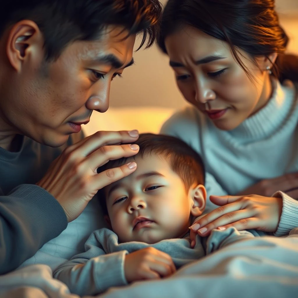 반복되는 아이 목아픔과 고열 속열 내..