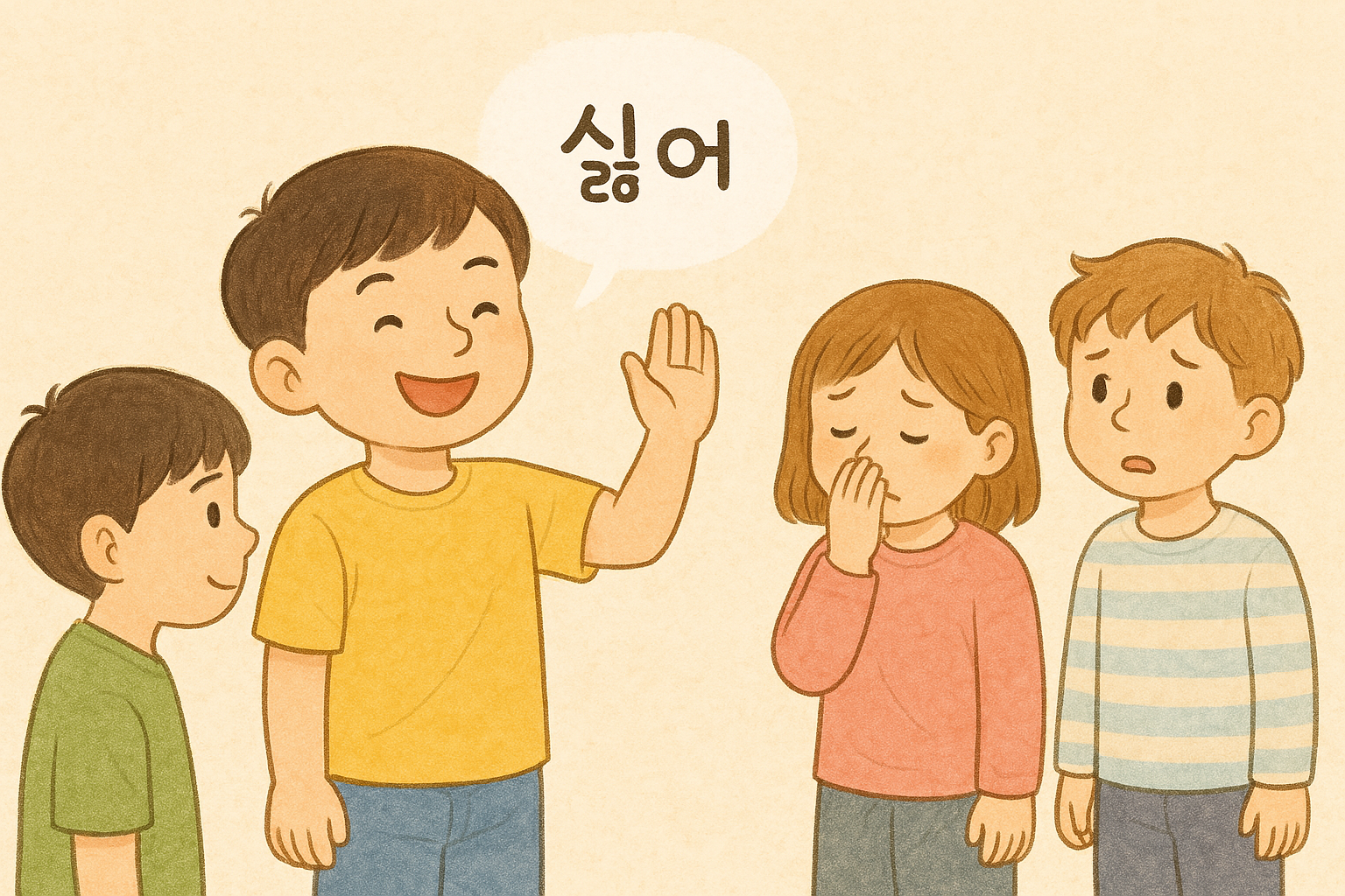 착한 아이 거절하는 벙법