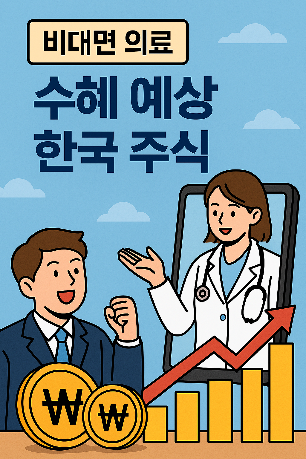 비대면 의료 제도화 수혜주 10선: EMR부터 플랫폼까지, K-헬스케어의 미래를 이끌 종목 분석