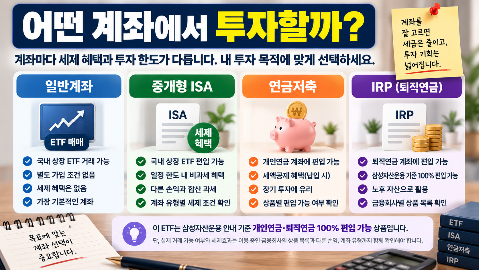 KODEX 미국30년국채타겟커버드콜 일반계좌 ISA 연금저축 IRP 비교