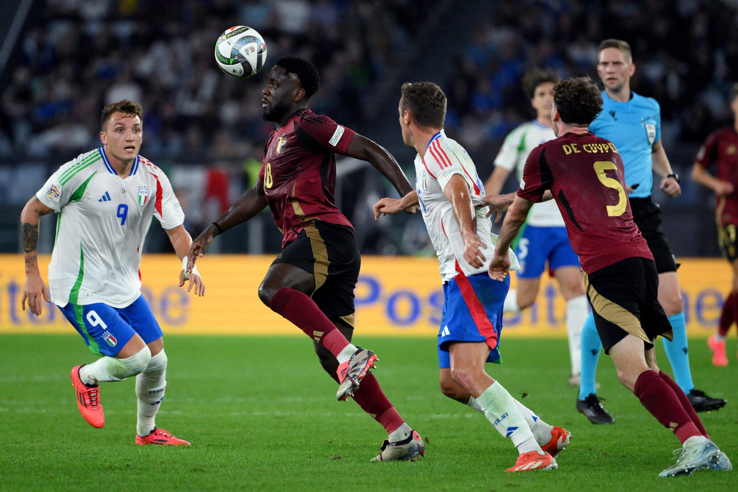 이탈리아 대 벨기에 축구