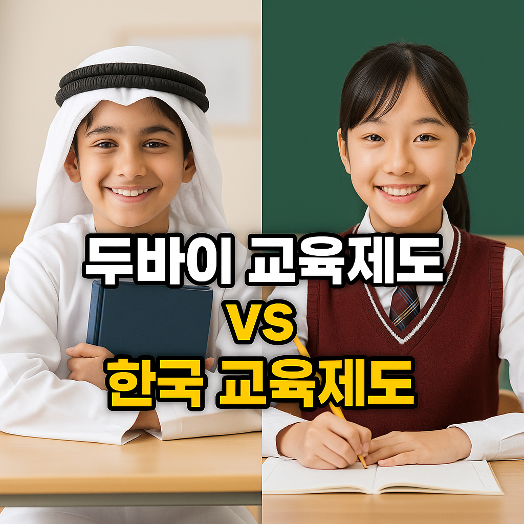 두바이 교육제도 vs 한국 교육제도 (커리큘럼, 자유도, 외국인 수용)