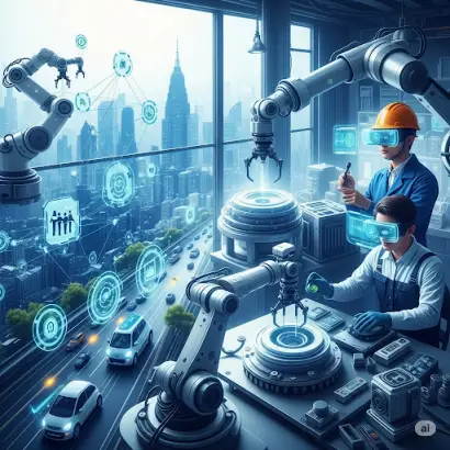 4차 산업에대한 상징적 이미지