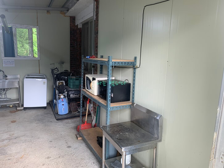 옛날학교 캠핑장-세척실