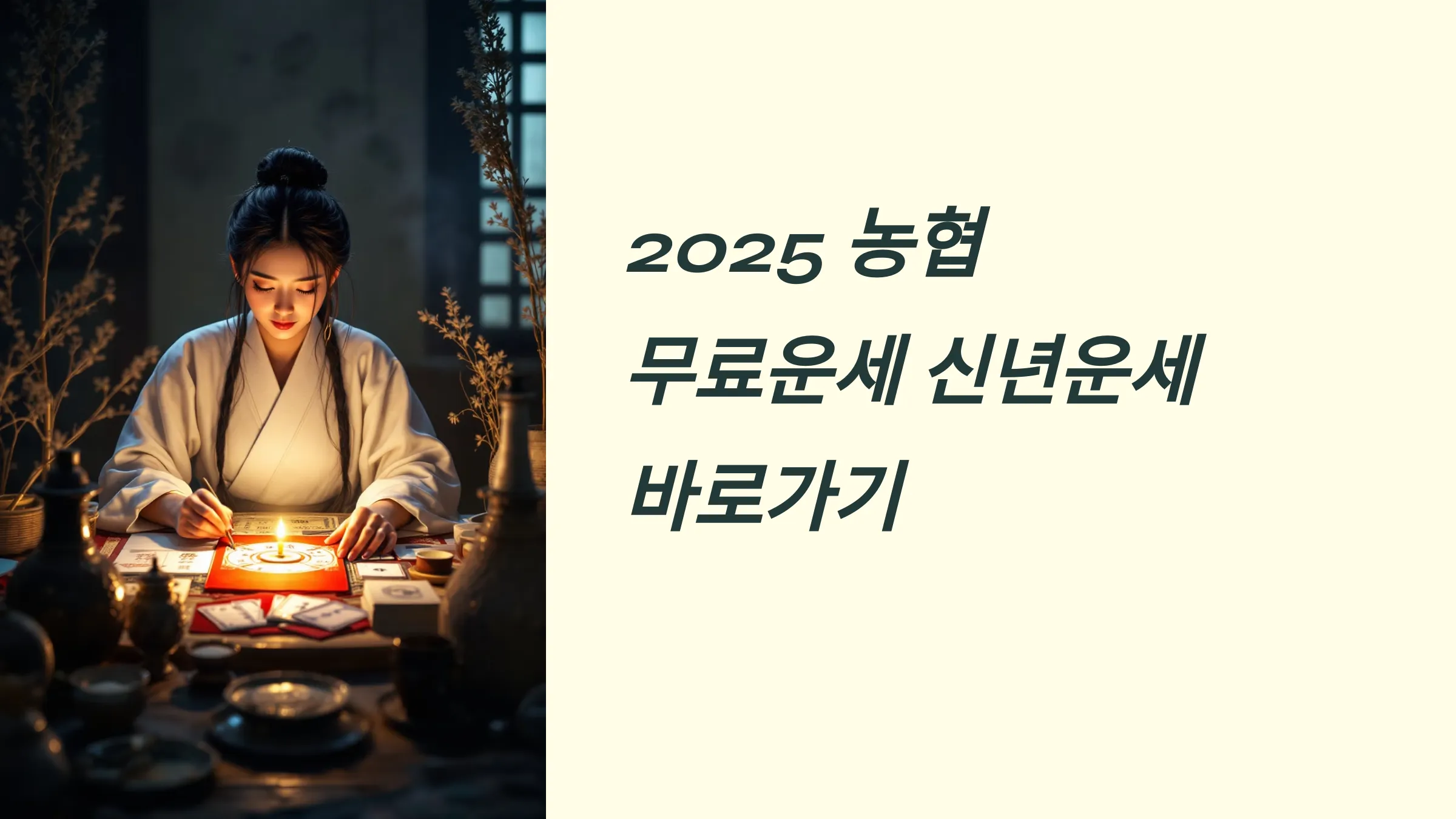 2025 농협 무료운세 신년운세 바로가기